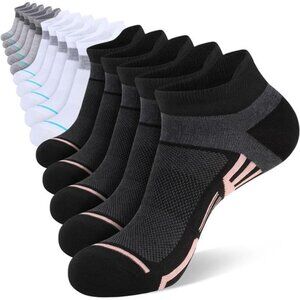Womens Ankle Socks Lightweight Breathable Low Cut Athletic Running Heel Tab